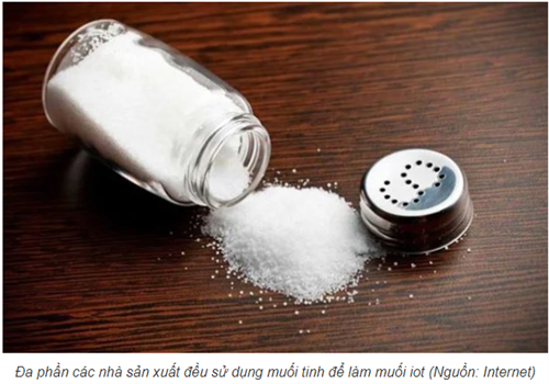 MUỐI TINH LÀ GÌ? YÊU CẦU CHẤT LƯỢNG ĐỐI VỚI MUỐI TINH