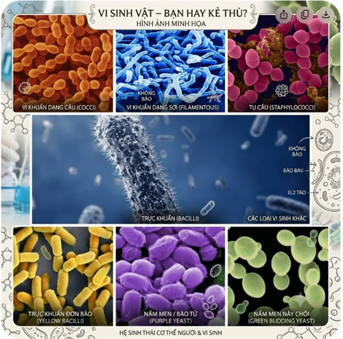 VI SINH VẬT – BẠN HAY KẺ THÙ?