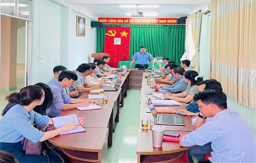 LÃNH ĐẠO SỞ KHOA HỌC VÀ CÔNG NGHỆ LÀM VIỆC ĐỊNH KỲ QUÝ I/2026 TẠI TRUNG TÂM KỸ THUẬT TIÊU CHUẨN ĐO LƯỜNG CHẤT LƯỢNG